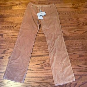 Kristensen Du Nord Beige Cotton Pants NWT